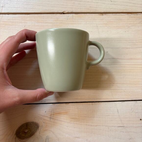 Ikea NWOT Fargrik Green 8oz Stacking Coffee Mug - Picture 1 of 5